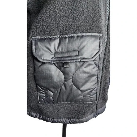 The North Face Royal Arch Coat Fleece Full Zip Jacket Black Soft Size Small - Picture 6 of 11